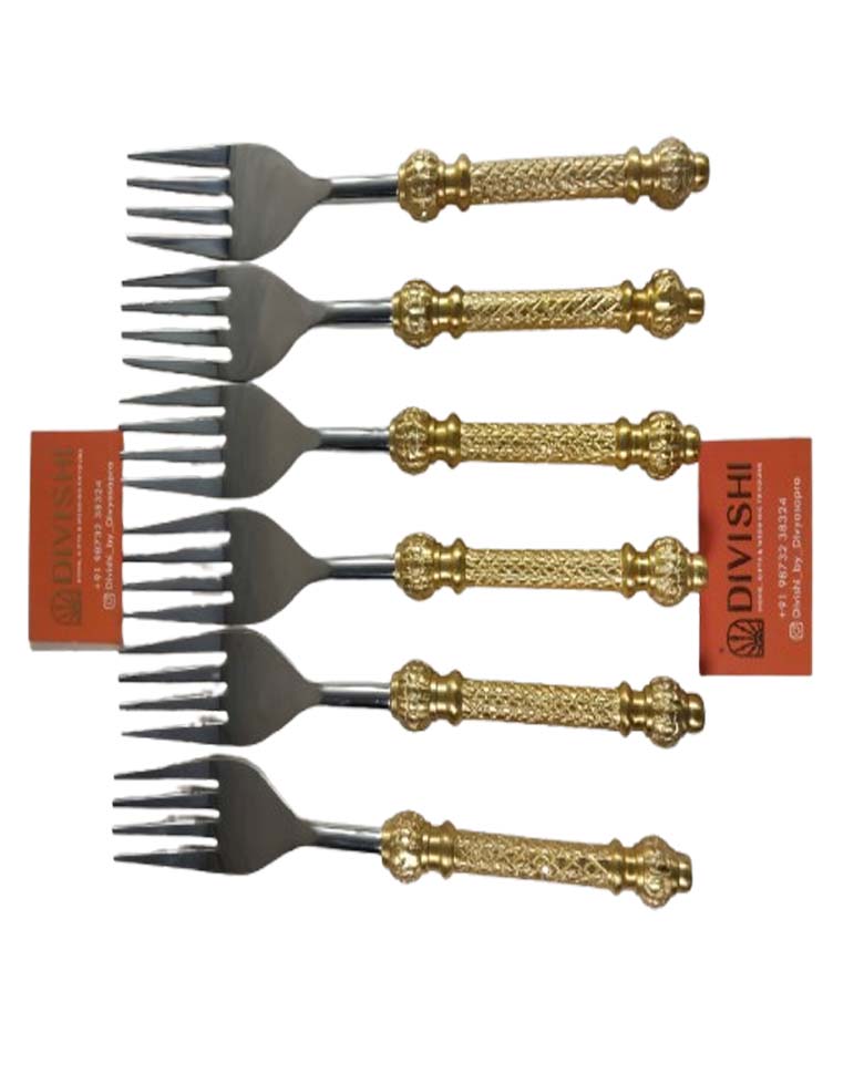 New gold table forks