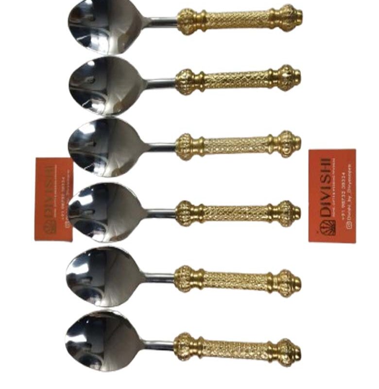 New gold table spoons size 7 inchs