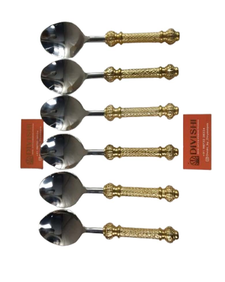 New gold table spoons size 7 inchs